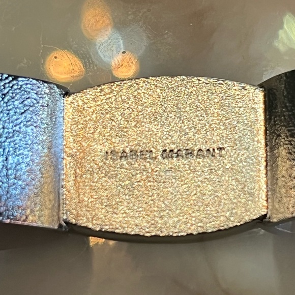 Isabel Marant NWOT Round Resin Cuff Bracelet in Pink - Picture 9 of 9